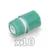 10 X Berlan Schlauchstück 1/2 Zoll Kupplung -GREEN LINE-