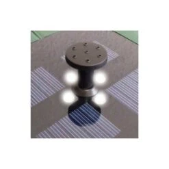 Mauk Solar Springbrunnen Schwimmend Mit LED Beleuchtung Und Akku - 250 L/h Inklusive Fernbedienung Und 4 Aufsätzen - Grün