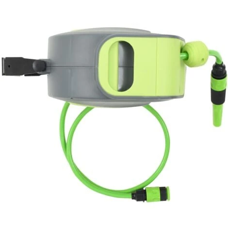 Wasserschlauchtrommel Automatisch Einziehbar Wandmontage 10+1 M VidaXL – Bild 4