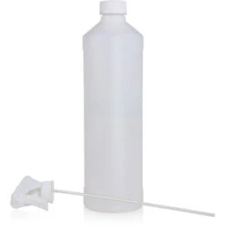 1 L PE Flasche Mit Sprühkopf PE Kunststoff Rundflaschen