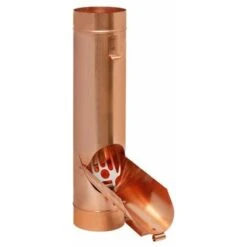 Kupfer Regenwasserklappe Mit Griff Und Sieb Aus Edelstahl 100