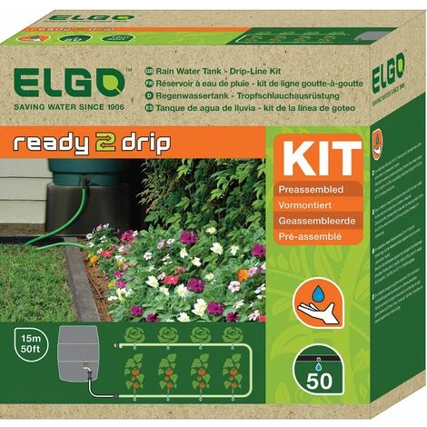 Vitavia Bewässerungssystem Mit Anschluss Für Regentonnen 50 Tropfer (RWK50)