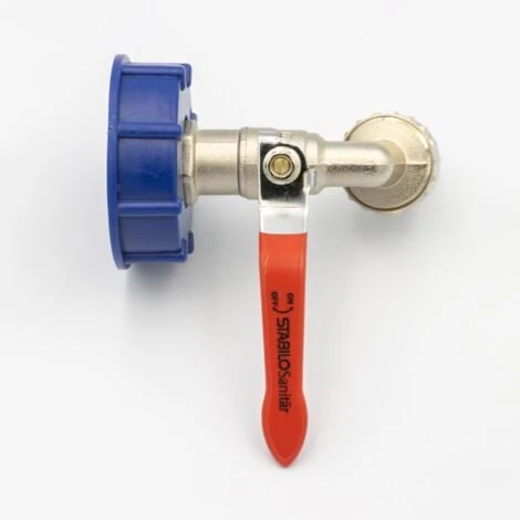 Kugel Auslaufhahn Adapter S60x6 62mm IBC Hahn 3/4 Kugelhahn Wasserhahn Container – Bild 2