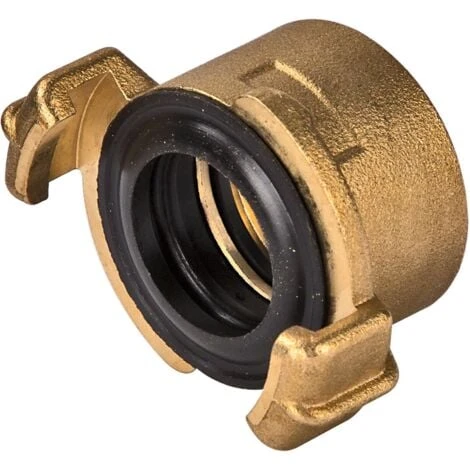 Messing Gewindestück 1 Zoll IG 33,3mm Schlauchstück Hahnverbinder GK-Kupplung – Bild 2