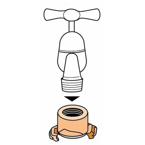 Messing Gewindestück 1 Zoll IG 33,3mm Schlauchstück Hahnverbinder GK-Kupplung – Bild 3