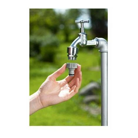 Kunststoff Steckkupplung 1 Zoll 33,3mm Hahnstück Hahnverbinder – Bild 5