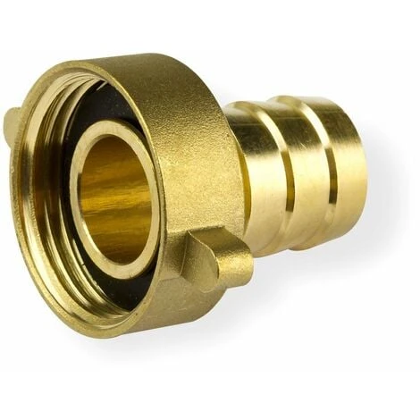 Messing Schlauchverschraubung 1 Zoll 33,3 X 25 Mm (1) 2-teilig Hahnverbinder
