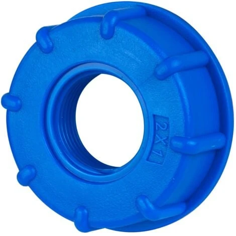 Kunststoff IBC Adapter Deckel S60x6 X 1 Zoll IG Schraubkappe Kappe Container