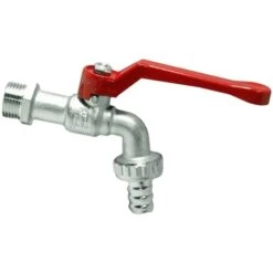 Messing Kugelauslaufhahn 1/2 Zoll 21mm Absperrhahn Kugelhahn Garten Auslaufhahn