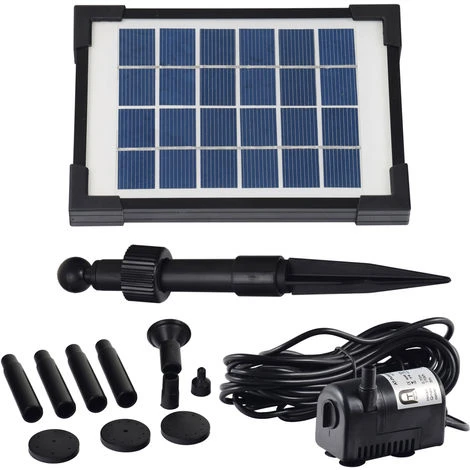 Agora-Tec® Solar Springbrunnenpumpen Teichpumpen - Set AT-2W
