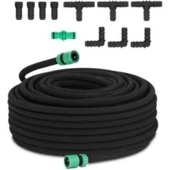 Tropfschlauch Bewässerung Perlschlauch 50 M Gartenbewässerung System Drip Line