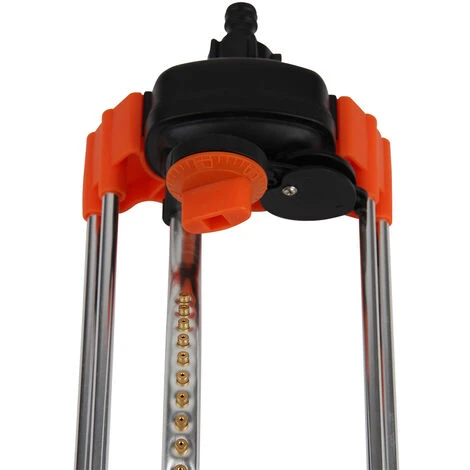 Viereckregner Rasensprenger 18 Auslaufdüsen Bewässerungsweite Bis Zu 15m Sprinkler Regner – Bild 3