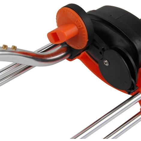 Viereckregner Rasensprenger 18 Auslaufdüsen Bewässerungsweite Bis Zu 15m Sprinkler Regner – Bild 4