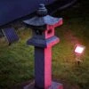 Solarstrahler RGB Bunt Flutlicht Solarleuchte LED Garten Deko Esotec 102703