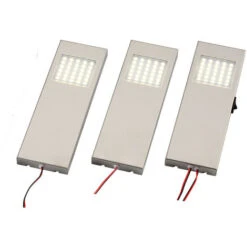 3er Unterbau LED Beleuchtung UL 002-3 Strahler Edelstahl