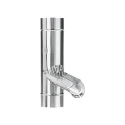 GRÖMO® Uginox Top 304 Regenwasserklappe ø100 Mit V2A Sieb, 58528