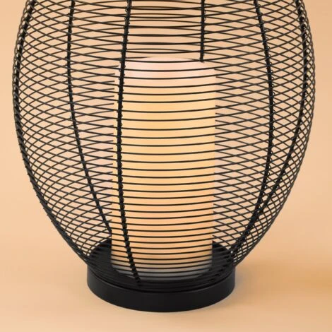 Solar Dekoleuchten 2er Set Gartenlampe Laterne Außen Solarleuchte Esotec 102218 – Bild 5