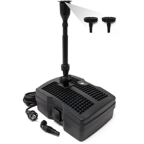 SunSun CUF-2500 3in1 Filter & 2500l Springbrunnen 28W & 9W UV-Klärer – Bild 2