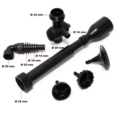 SunSun CUF-2500 3in1 Filter & 2500l Springbrunnen 28W & 9W UV-Klärer – Bild 5