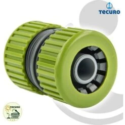 Hydro-Fit Schlauchkupplung Schlauchverbinder 3/4 Zoll PVC-U Grau/Grün