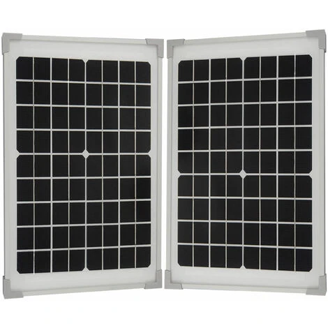 Agora-Tec® Solar Bachlauf - Pumpen - Set Mit Akku Und LED Licht AT-20W-BLH-V2.0monokristallin – Bild 2