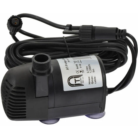 Agora-Tec® Solar Bachlauf - Pumpen - Set Mit Akku Und LED Licht AT-20W-BLH-V2.0monokristallin – Bild 3