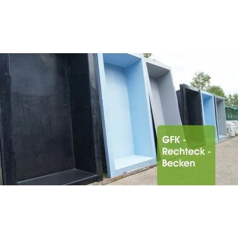 GFK Rechteckbecken (Granit) 240 X 100 X 52cm - Selbstabholung In 46284 Dorsten – Bild 3