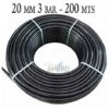 Landwirtschaftliches Polyethylenrohr 20 Mm 3 Bar 200 M Schwarz