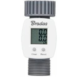 Digitaler Wasserzähler 3/4“ LCD BRADAS WL-3110 Wasseruhr WHITE LINE