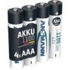 ANSMANN Akku AAA 1100mAh Micro NiMH 1,2V – 1000x Wiederaufladbar (4 Stück)