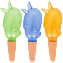 Spike Planter Tropfbewässerung Bewässerung Spikes Feuchte Wurzeln Für Eine Gesündere Selbstbewässernde Pflanze Automatische Tropfbewässerung Vogelreservoir --- 2 Stück --- Orange Grün Blau