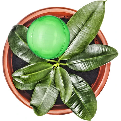 Relaxdays Bewässerungskugeln, 4er Set, 2 Wochen, Versenkbar, Topfpflanzen, Dosierte Bewässerung 250 Ml, Kunststoff, Rot – Bild 5