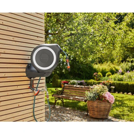 Gardena Wand-Schlauchbox RollUp S (weiß) 15 M 18602-20 – Bild 2