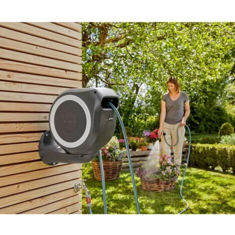 Gardena Wand-Schlauchbox RollUp S (weiß) 15 M 18602-20 – Bild 4