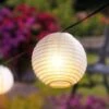 Solar Lichterkette Lampion 20 LED Warmweiß Party Garten Solar Esotec 102184