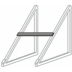 WOLF AluPlus Schneelast-Erweiterung Hochkant Für 1 Kollektor TopSon F3-1 / CFK-1 - 2484277