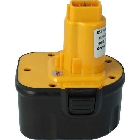 Vhbw Akku Ersatz Für Dewalt DC9071, DE9037, DE9071, DE9074, DE9075, DE9501, DW907 Für Elektrowerkzeug (2000mAh NiMH 12 V) – Bild 2