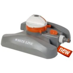 WhiteLine 2-Funktionen Sprinkler, Rasensprenger, Kreisregner,...