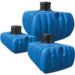 GRAF Regenwassertank Flat S 1.500 L Garten-Comfort Flachtank-Komplettpaket