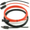 6mm² Profi-Verbindungskabel Für Laderegler Und Solarmodule Mit Stecker Und Adernhülse 1m - 6mm²
