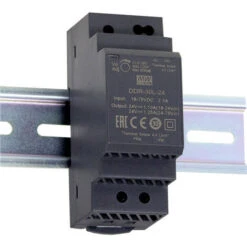 Mean Well DDR-30L-12 Hutschienen-DC/DC-Wandler (DIN-Rail) 12 V/DC 2.5 A 30 W Anzahl Ausgänge:1 X I