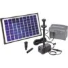 Esotec Napoli LED 101774 Solar-Pumpenset Mit Beleuchtung, Mit Akkuspeicher 750 L/h