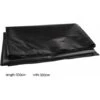 Kueatily Teichfolie Aus Polyethylen Hoher Dichte – 3 M X 3 M – Schwarz – Für Fischteiche, Bäche, Springbrunnen Und Wassergärten