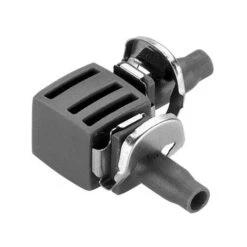 GARDENA MICRO-DRIP-SYSTEM L-STÜCK 4,6 MM (3/16 ZOLL): ROHRVERBINDER FÜR RICHTUNGSÄNDERUNGEN DES VERTEILERROHRES (ART.-NR. 1348,