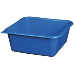 ALUMINIUM ET PLASTIQ WASCHSCHÜSSEL, QUADRATISCH, 29 CM, 5,5 L, BLAU