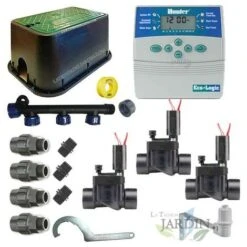 Professionelles Automatisches Bewässerungsset Hunter 3 Zonen 24V