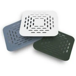 3x Abflussschutz Abflusssieb Ausguss-Abdeckung Mit Saugnapf Haarfänger Dusche Bad Haarsieb