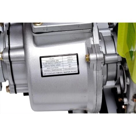 Varan Motors - 92707 Wasserpumpe Diesel Motorpumpe 4“ 418cc 10PS, Elektrostarter 96m3/h, 31m Max. – Bild 2