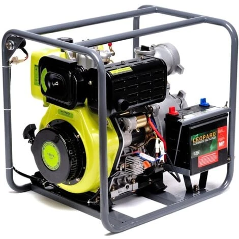 Varan Motors - 92707 Wasserpumpe Diesel Motorpumpe 4“ 418cc 10PS, Elektrostarter 96m3/h, 31m Max. – Bild 4