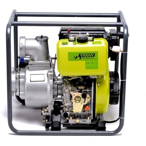 Varan Motors - 92707 Wasserpumpe Diesel Motorpumpe 4“ 418cc 10PS, Elektrostarter 96m3/h, 31m Max. – Bild 5